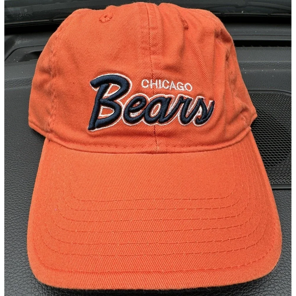 NFL‎ Distressed Script Chicago Bears Adjustable Cap/Hat
